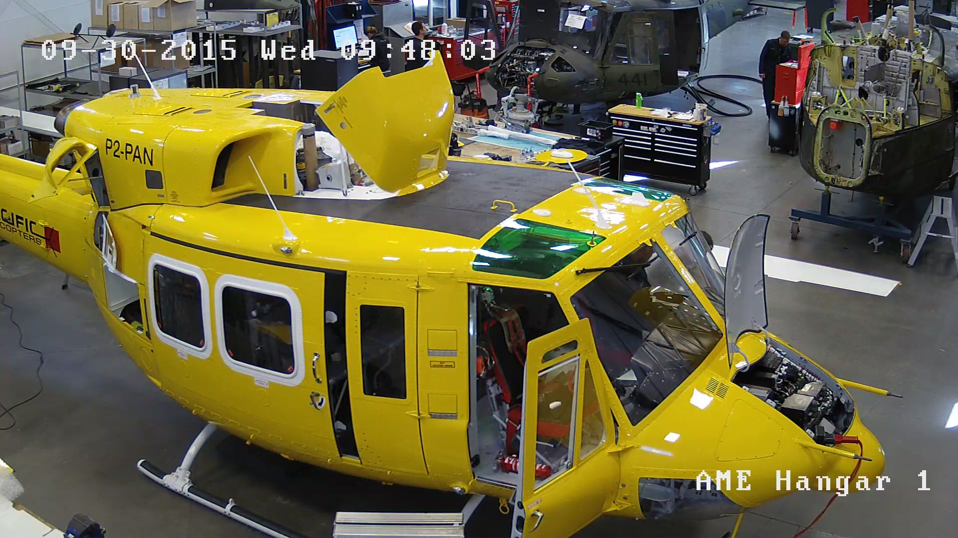 Hangar Sample image from 2132 camera
